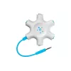 Belkin F8Z274BT - groen - wit - 1x 3,5mm - 5x 3,5mm - male - female