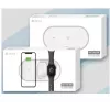 3-in-1 draadloze oplader Devia V4 10W — voor smartphone, Apple Watch, hoofdtelefoon