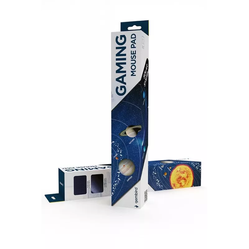 Gembird MP-SOLARSYSTEM-XL-01 gaming-muismat extra groot\Kosmos\ 350 x 900