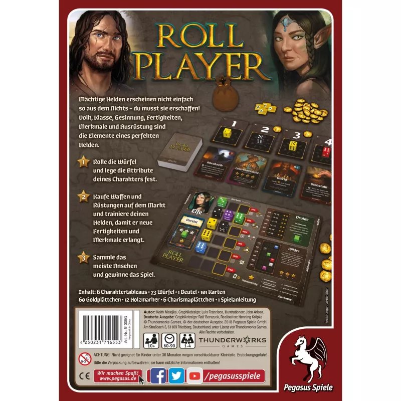 Roll Player, bordspel