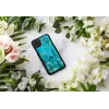 Beschermhoes iKins voor iPhone 11 Pro Max – Almond Blossom zwart
