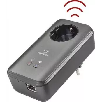 Renkforce PL600D WiFi Powerline WLAN enkele adapter 500 Mbit/s (RF-3385556)
