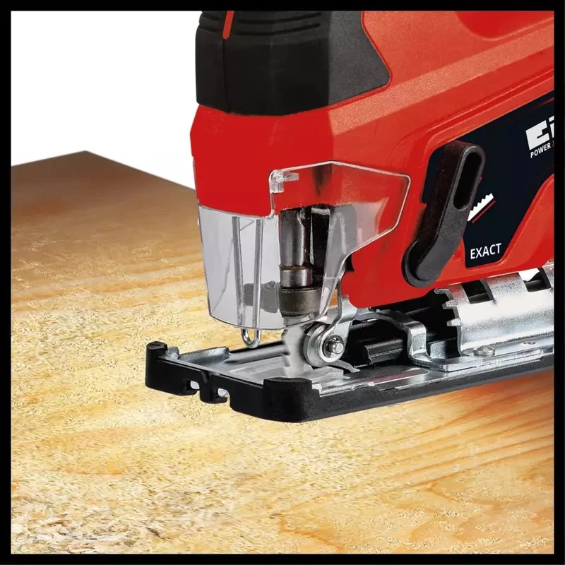 Einhell TC-JS 18/70 Li accu-decoupeerzaag 4321280, Power X-Change, 18 V, 2700 slagen/min, 70 mm zaagdiepte, incl. 2,5 Ah-accu en lader, rood/zwart