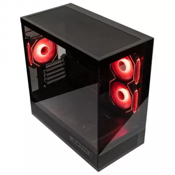 GSI SmartAssembly ARGB glas Micro-ATX-behuizing - 650W