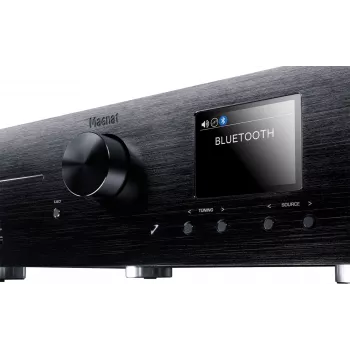 Stereo-receiver Magnat MC 400 — 2.0 kanalen, 40 W per kanaal, cd-speler, Wi-Fi, Bluetooth, DAB/FM, ethernet (zwart)