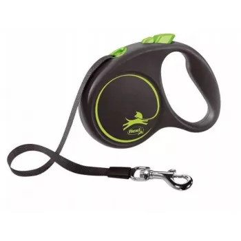 FLEXI Black Design S - rolriem - 5 m