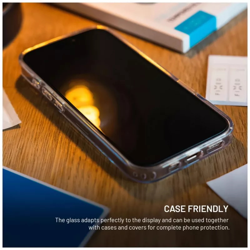 Displayschermglas gehard FIXED voor Apple iPhone 17 Pro — 2 stuks, 2,5D afgeronde rand
