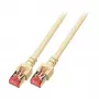 EFB-Elektronik RJ45-patchkabel Cat.6 S/FTP LSZH grijs 0,25 m (K5510.0,25)