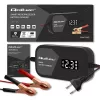 Batterijlader QOLTEC 52492 12V 2A met microprocessorsturing en celregeneratie