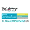 Afvalemmer Beldray LA035235WHTFEU7 dubbele vakken 5 L wit