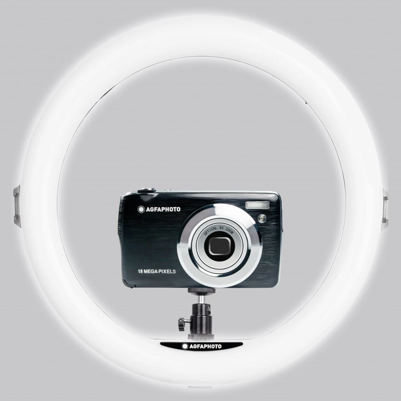Agfa Arl11xl ring light LED ring 11 inch + statief + afstandsbediening