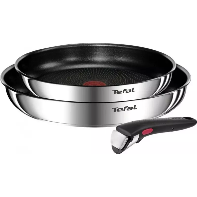 Tefal Ingenio Emotion L897S374 3-delige koekenpannenset, 24/28 cm met afneembare handgreep