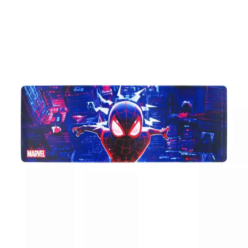 Bureaumat Paladone Spiderman Miles Morales – groot gaming-/werkblad, antislip onderkant