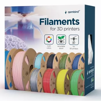 Gembird 3DP-ABS1.75-01-BK 3D-printmateriaal ABS zwart 1,4 kg