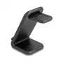DELOCK 66941 draadloze oplader 3-in-1 voor smartphone smartwatch koptelefoon USB Type-C 15 W indoor zwart