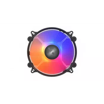 CPU-koeler KRUX Integrator RGB KRX0093 met 120-mm-PWM-ventilator, ARGB-verlichting, 85 W TDP, AM4-ondersteuning