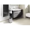 Afvalbak Durable NO TOUCH 6L rechthoekig RVS zilver zwart