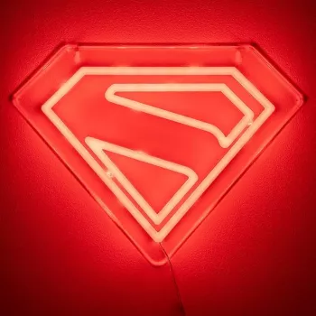Wandmontage LED-neonlicht Paladone Superman PP14478SMTVN, decoratief wandbord