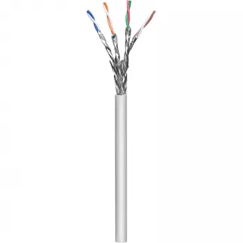 Netwerkkabel GOOBAY 96093 Cat6 S/FTP (S-STP) grijs 50 m