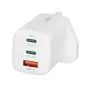 iBOX C-65 wit, GaN 65W universele oplader UK-stekker