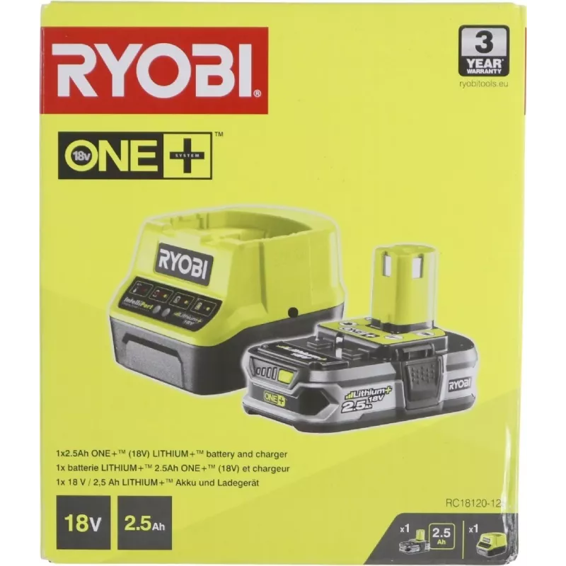 Ryobi RC18120-125 accu- & oplader-set