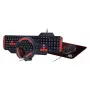 Gaming-toetsenbord GEMBIRD GGS-UMG4-02 104 toetsen full-size USB QWERTY US-Engels met muis, zwart