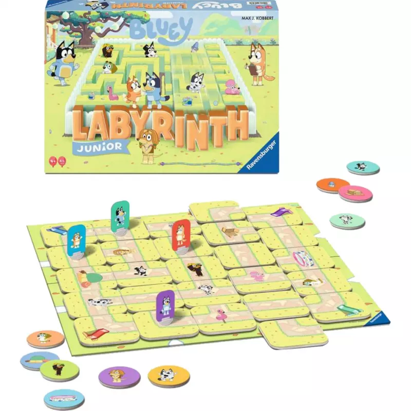 Bluey Junior Labyrinth, gezelschapsspel