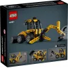 Bouwset LEGO Technic Backhoe Loader 42197 — knikbesturing, werkende lader, 104 onderdelen, aanbevolen leeftijd 7+