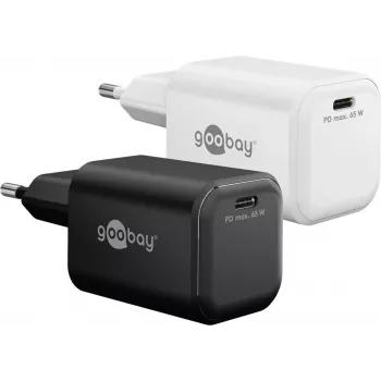 Goobay USB-C™ PD GaN-snellader Nano (65 W) zwart (79155)