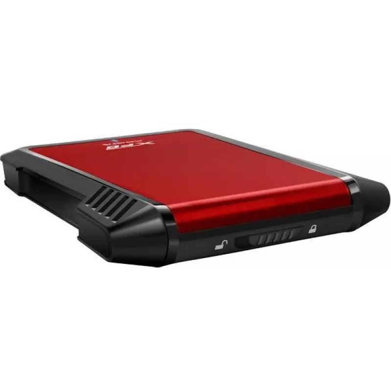 ADATA EX500 HDD/SSD-behuizing zwart, rood 2,5 inch