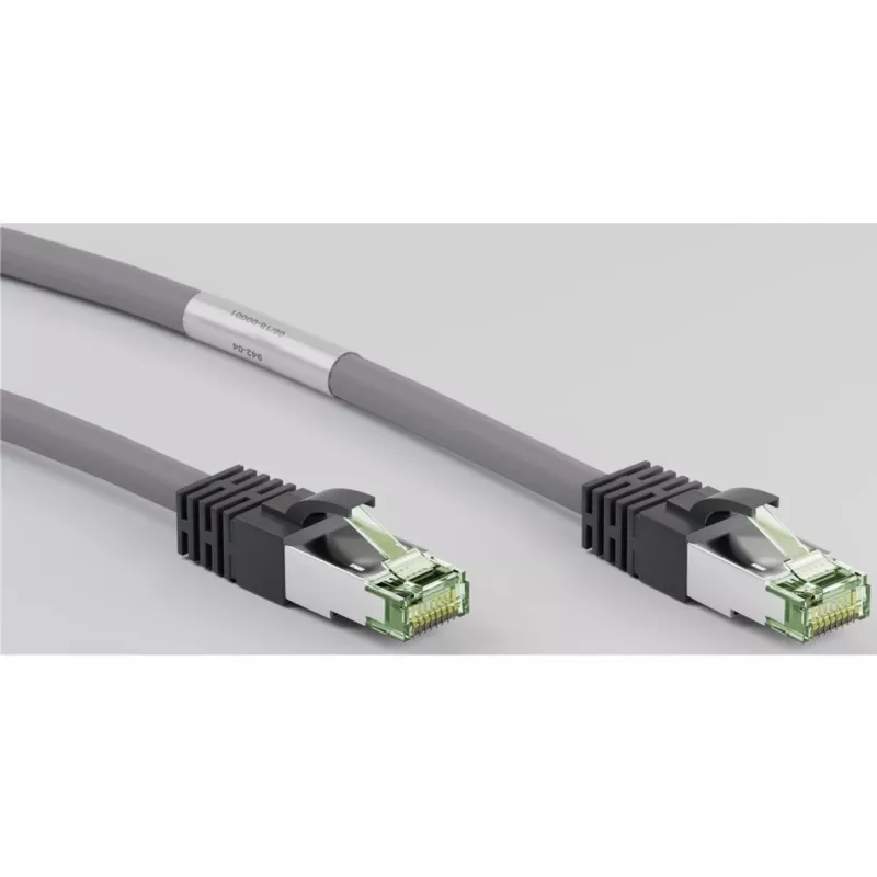 Goobay CAT 8.1 patchkabel, S/FTP (PiMF), grijs, 3 m - LSZH halogeenvrij, koper AWG 24 (55138)