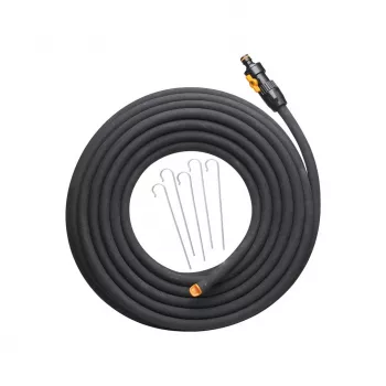 Tuinspuit Fiskars 1025935 — rubber, 15 m, bovengronds, UV-bestendig, zwart, 39 mm Ø