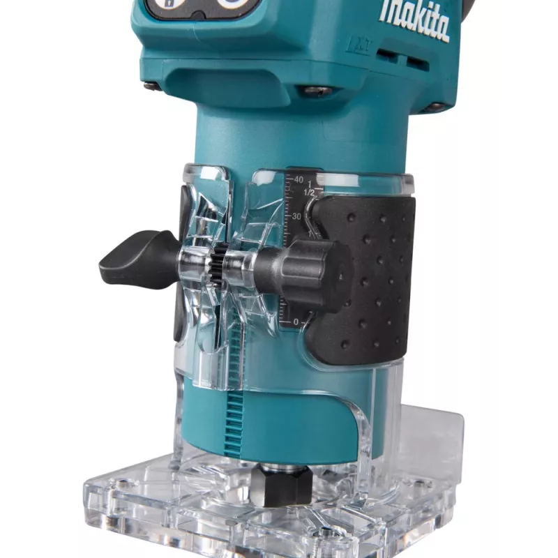 DRT52Z Makita 18V LXT accu-borstelloze bovenfrees 6 mm (1/4 inch) - basistoestel