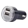 Auto-oplader Gembird EG-U2C2A-CAR-02, 12–24V ingang, 5V/2,1A uitgang, 2× USB 2.0, zwart