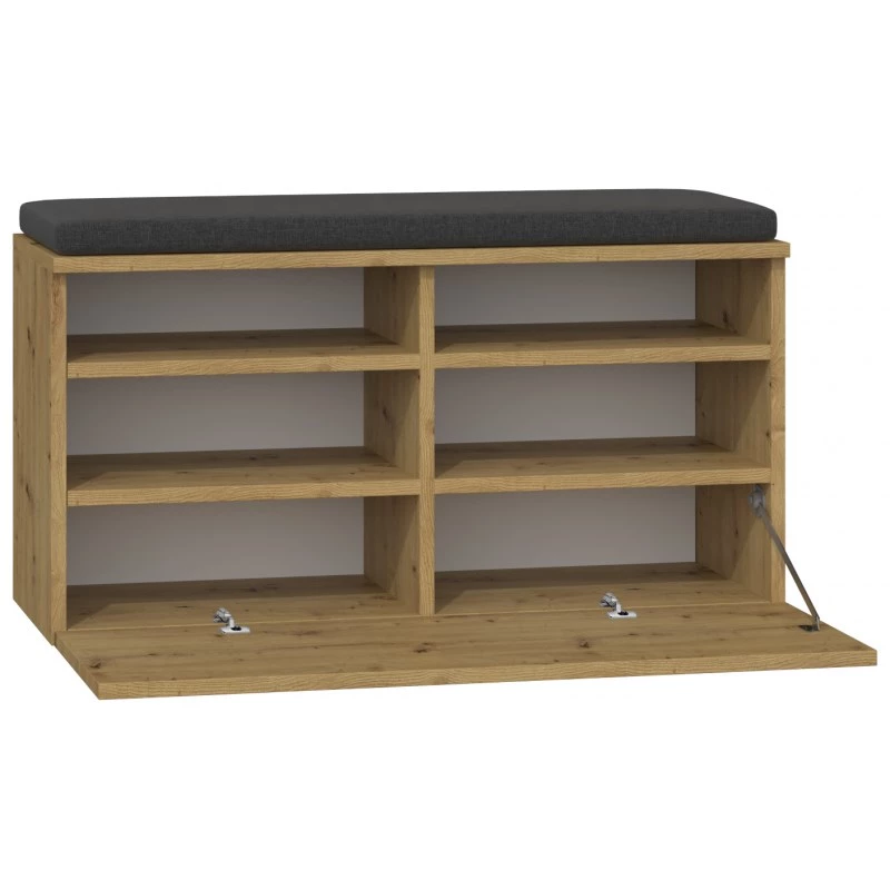 Topeshop RIVA SZAFKA ARTISAN schoenenorganizer gesloten eiken