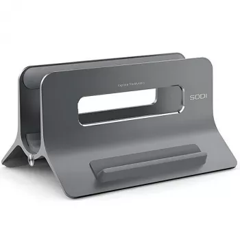 Gravity houderstandaard voor MacBook grijs