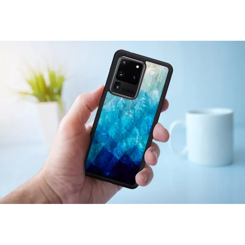 Hoes iKins voor Samsung Galaxy S20 Ultra, blue lake/zwart