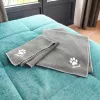 Handdoek VILEDA Pet Wipes 172650 450x700 mm, polyester, machinewasbaar, grijs