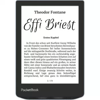 PocketBook Verse - 15,2 cm (6 inch) - E Ink Carta - 758 x 1024 pixels - ACSM - AZW - AZW3 - CBR - CBZ - CHM - DOC - DOCX - DjVu - EPUB - EPUB DRM - FB2 - FB2.ZIP - HTM - HTML - MOBI,...