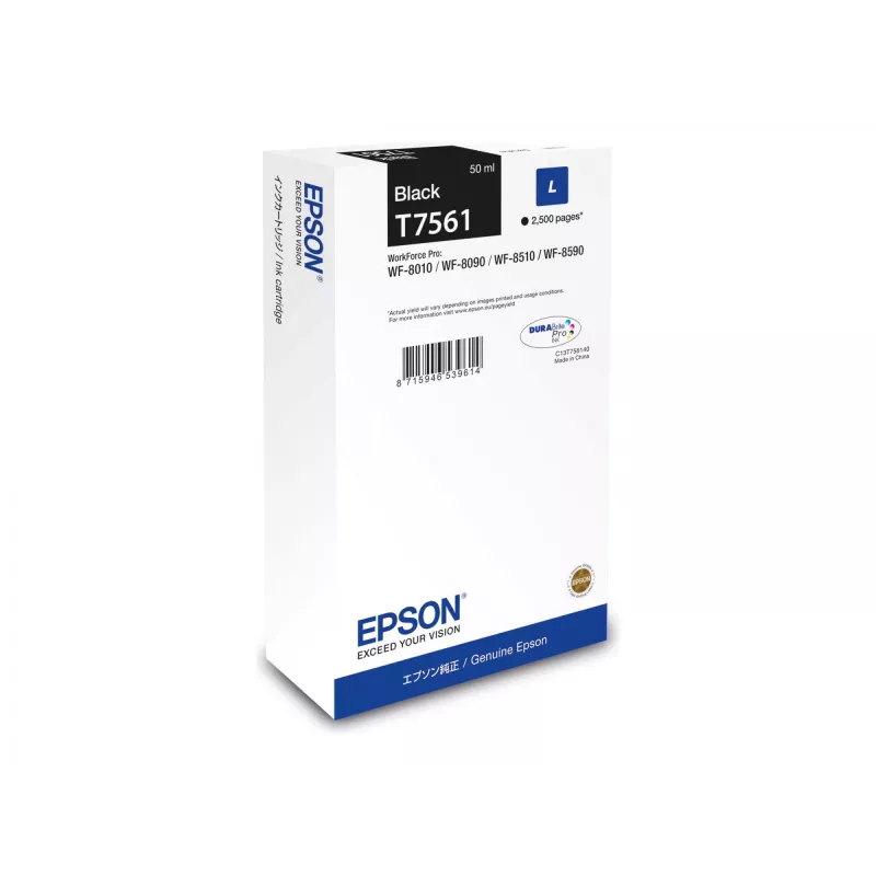 Epson C13T75614N inktpatroon 1 stuk origineel zwart