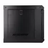 EXTRALINK LITE 6U 530X400 wandmontage-rackkast zwart met legbord