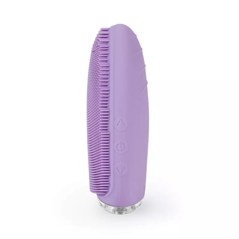 Vibrerende gezichtsborstel Silk'n Bright lila net-/batterijvoeding voor alle huidtypes