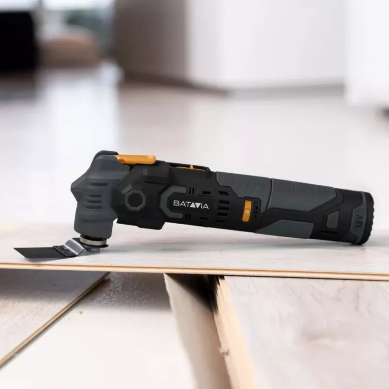 Batavia B.V. | 12V accu anti-vibratie multitool - Fixxpack 2.0 set (incl. 2,0-Ah-accu en USB-C-oplaadkabel)
