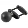 RAM Mounts vierkante paalklembasis voor palen tot 2 inch breedte kogeldiameter 5,71 cm