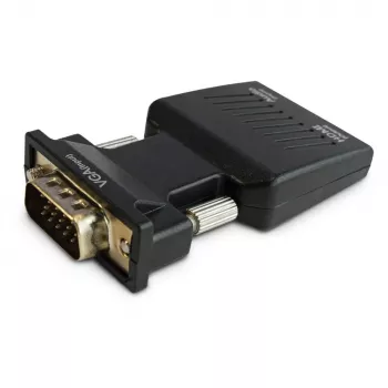 SAVIO CL-145 VGA-naar-HDMI-converter, audio, Full HD, zwart