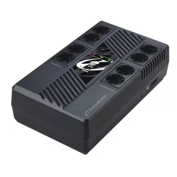 PowerWalker VI 600 MS FR UPS line-interactive 0,6 kVA 360 W 8 AC-uitgangen