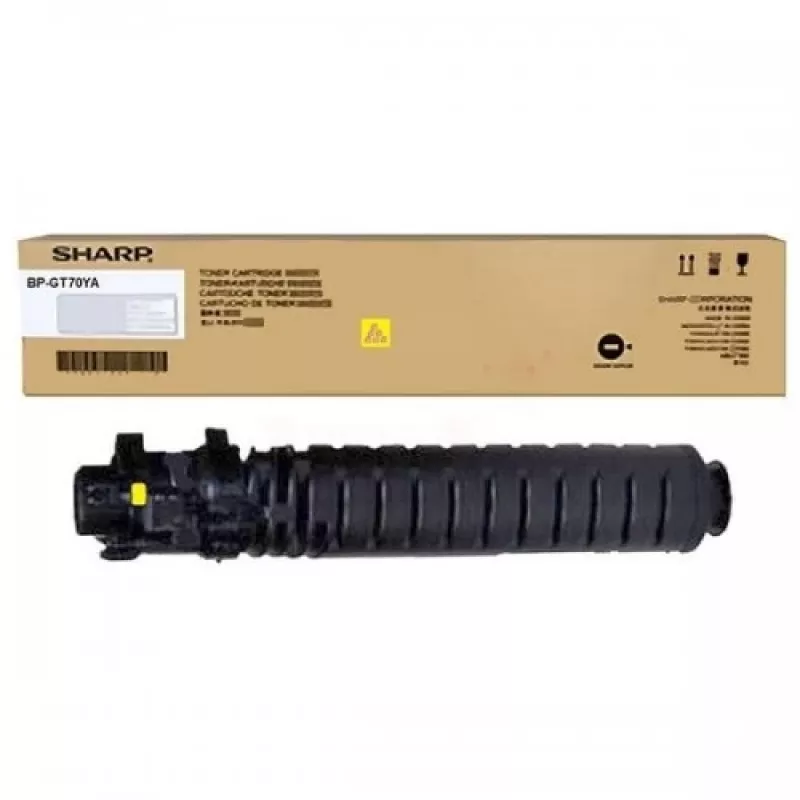 Sharp BPGT70YA tonercartridge 1 stuk origineel geel