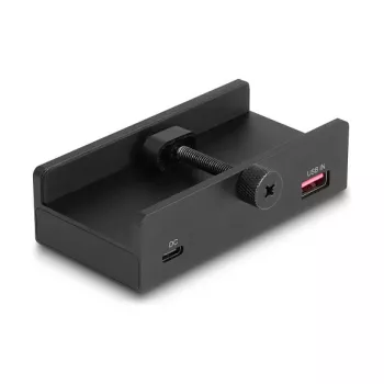 Delock 64262 externe USB 5 Gbps 4-poorts hub, 2x USB Type-A en 2x USB Type-C, met borgschroef