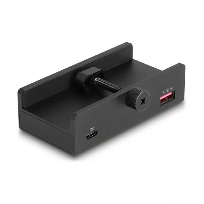 Delock 64262 externe USB 5 Gbps 4-poorts hub, 2x USB Type-A en 2x USB Type-C, met borgschroef