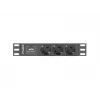 Lanberg PDU-03F-0200-BK stroomverdelereenheid (PDU) 1U zwart 3 AC-uitgangen (PDU-03E-0200-IEC-BK)